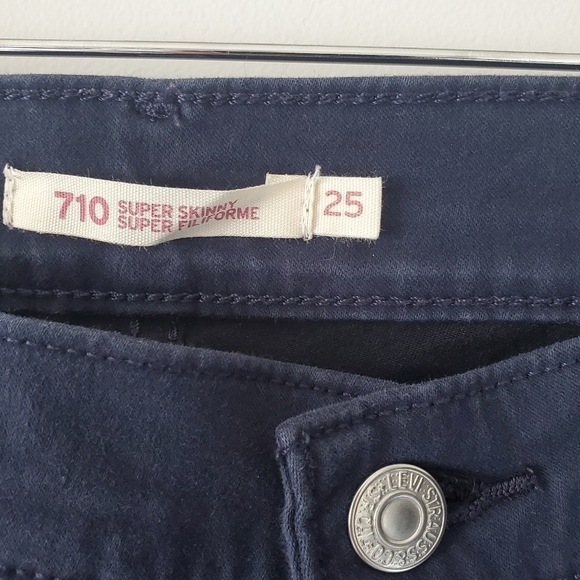 Levi's cotton skinny pants  size 25 - Picture 2 of 6